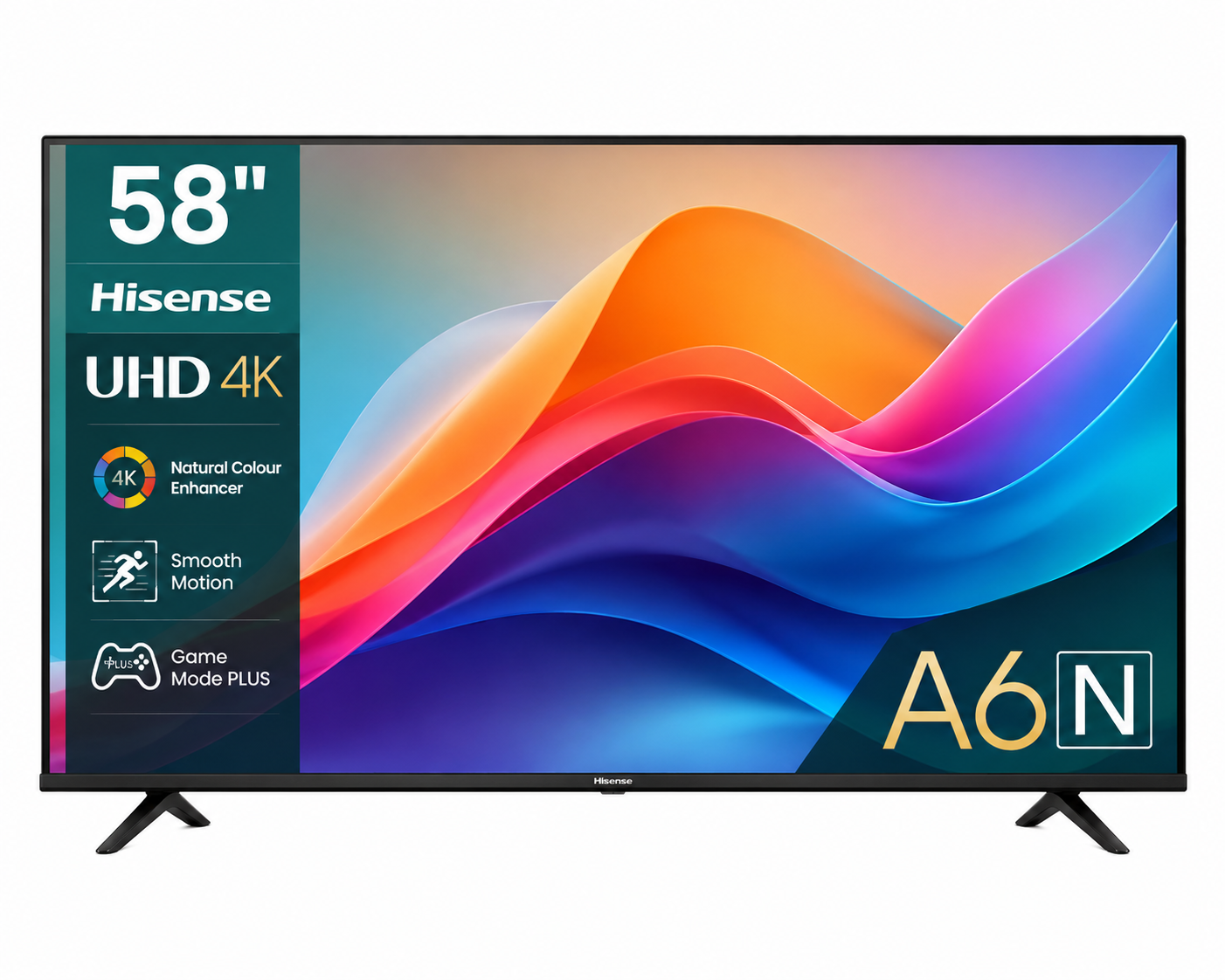Hisense TV UHD 58 Inch A6N 4K Smart HISTV58A6N – Dreamworksdirect