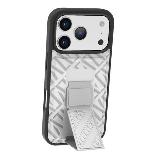 LEVELO MORPHIX VALLO PU LEATHER GRIP CASE FOR IPHONE 17 PRO - COBALT STORM LVLMRPVLO17PCTST
