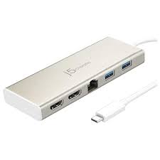 J5 USB-C TO HDMI/ETHERNET/USB ADAPTER