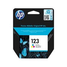 HP 123 TRI-COLOR ORIGINAL INK CARTRIDGE