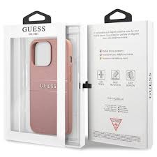 IPHONE 13 PRO GUESS SAFFIANO CASE -GRAY