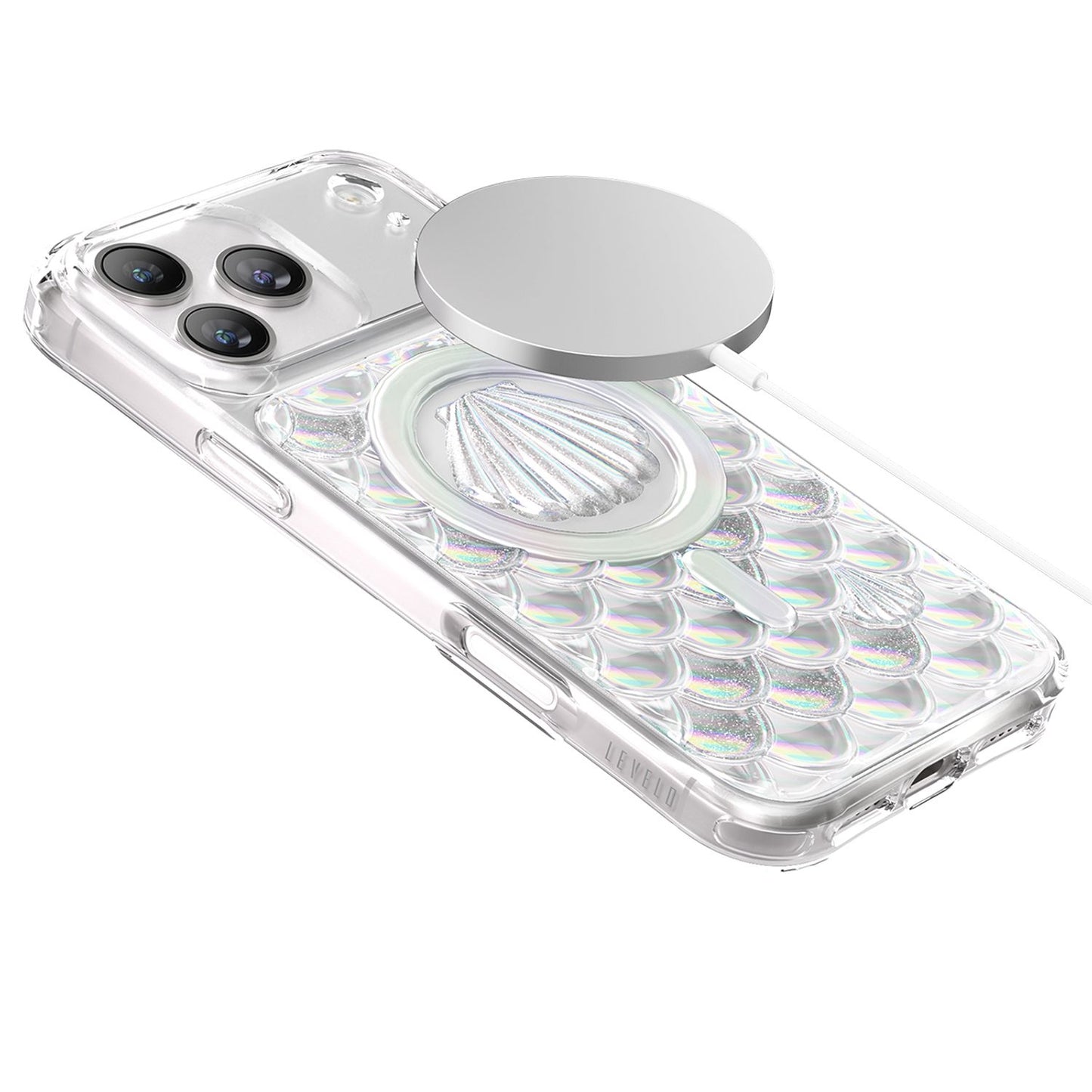 LEVELO PEARL 3D IML CASE FOR IPHONE 17 PRO - IRIDESCENT LVLPRLIML17PIRI